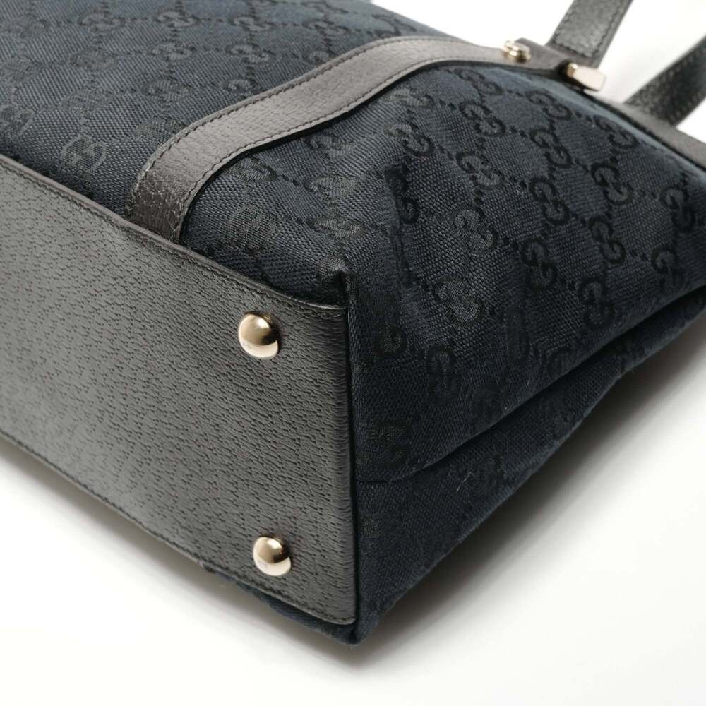 GUCCI Black Canvas Shoulder Bag - Picture 7 of 14